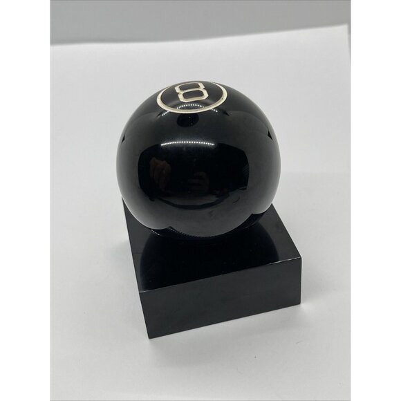 Vintage Bakelite 8 Ball Pool Paper Weight Decoration Mid century Modern - Picture 5 of 9